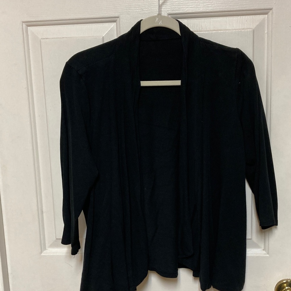 Elegant Black Women's Cardigan